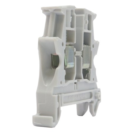 Bloc de jonction de passage à vis 6mm² Gris