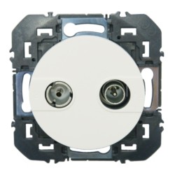 LEGRAND 600354 - Prise TV-R Dooxie Blanc - FC