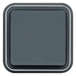 CUBYKO Prise de courant 2P+T encastré Gris - HAGER WNE100