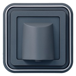 CUBYKO Sortie de câble encastré Gris - HAGER WNE155
