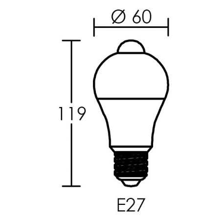 Ampoule LED Sensor E27