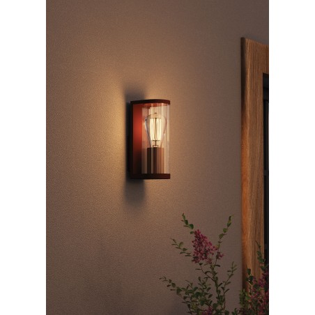 Applique extérieure MAGALI corten E27 40W max.