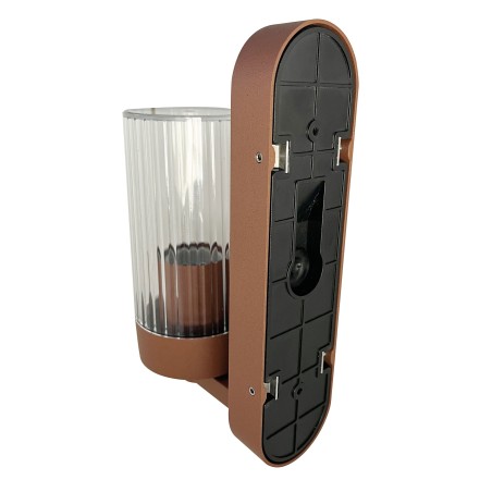 Applique extérieure LILI IP44 corten en aluminium pour E27