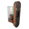 Applique extérieure LILI IP44 corten en aluminium pour E27