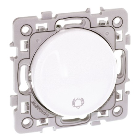 Bouton poussoir carillon Square blanc