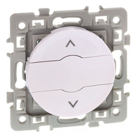 Bouton poussoir volets roulants Square blanc