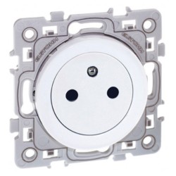 Prise de courant Square blanc 16A affleurante - EUROHM 60239