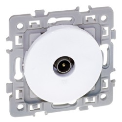 Prise TV TNT Square blanc - EUROHM 60264