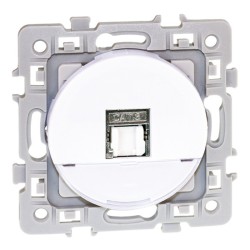 Prise RJ45 Square blanc catégorie 6 STP Grade 3 - EUROHM 60279