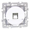 Prise RJ45 Grade 2TV catégorie 6 STP blanc Square