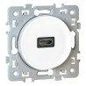 Prise HDMI blanc Square