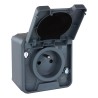 Prise 16A étanche IP55 anthracite Oxxo