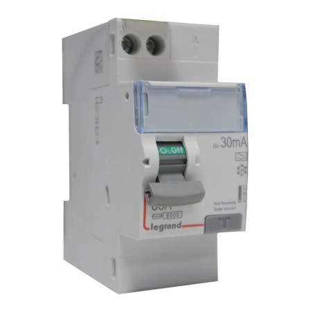 Interrupteur différentiel 2P 63A A 30mA