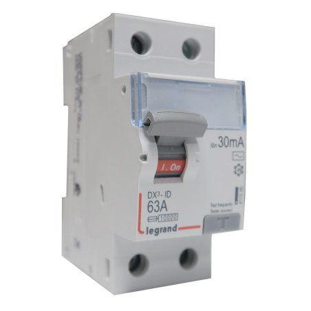 Interrupteur différentiel 2P 63A AC 30mA