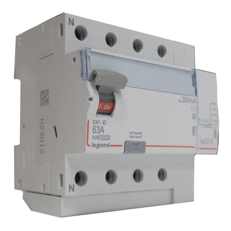 Interrupteur différentiel 4P 63A AC 300mA