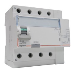 Interrupteur différentiel 4P 40A AC 30mA - LEGRAND 411652