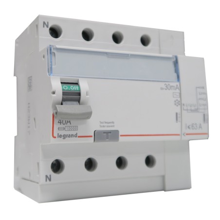 Interrupteur différentiel 4P 40A AC 30mA