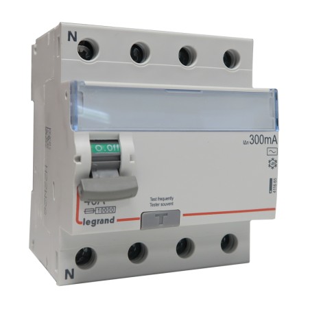 Interrupteur différentiel 4P 40A AC 300mA