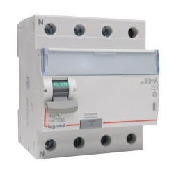 Interrupteur différentiel 4P 40A AC 30mA - LEGRAND 411661