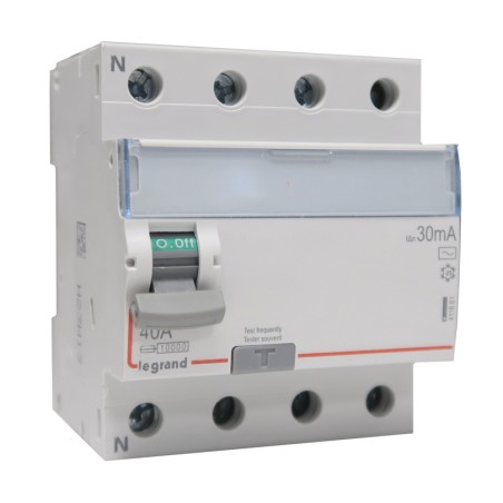 Interrupteur différentiel 4P 40A AC 30mA