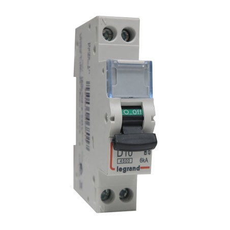 Disjoncteur 1P+N à vis D10 10A