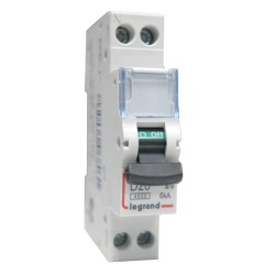 Disjoncteur 1P+N à vis D20 20A - LEGRAND 406803