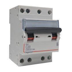 Disjoncteur 4P à vis C20 20A - LEGRAND 406911