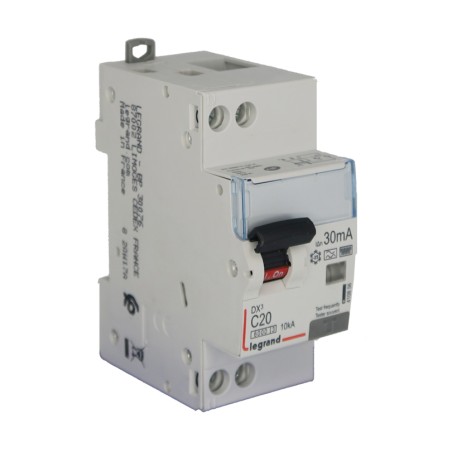 Disjoncteur différentiel U+N C20 6/10K F 30mA