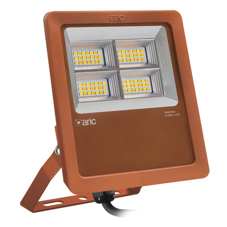 Projecteur extérieur TWISTER 4  16-23W CCT Corps aluminium Corten