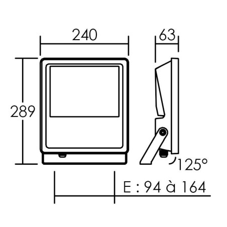 Projecteur extérieur TWISTER 4
