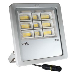 Projecteur extérieur TWISTER 4 60W 3000K Gris ARIC 51663