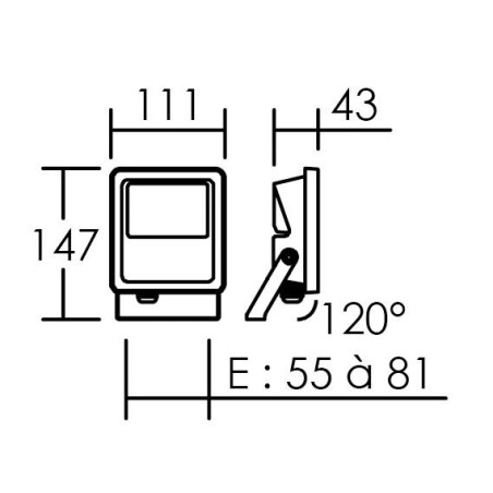 Projecteur extérieur