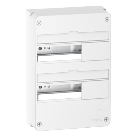 Coffret RESI9 Saillie 2 Rangées 13 Modules destiné à la répartition