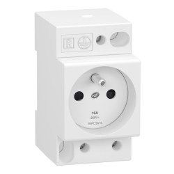 Prise de courant RESI9 XP 2P+T 16A - Schneider R9PCS616