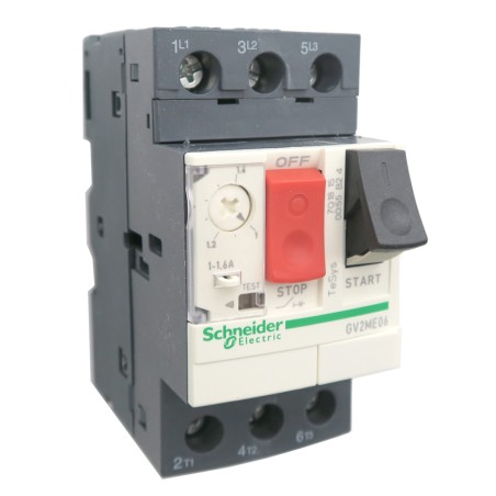 Sisjoncteur moteur, 3P, 3d, déclencheur magnéto-thermique
