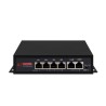 Switch Ethernet POE 4+2 ports 10/100 Mbit/s puissance PoE total 75W
