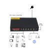 Switch Ethernet POE 4+2 ports 10/100