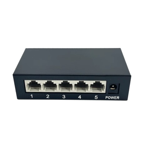 Switch Ethernet 5 ports 10/100/1000 Mbit/s auto-négociation