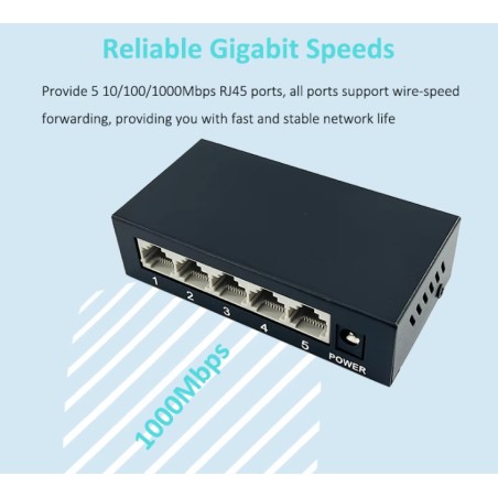 Switch Ethernet 5 ports