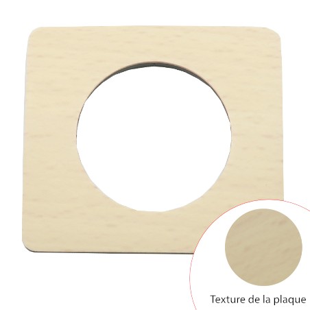 Plaque Céliane Hêtre 1 poste - LEGRAND CP1401