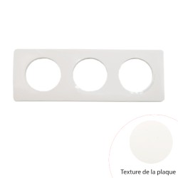 Plaque Céliane Antimicrobien 3 postes - LEGRAND CP2603