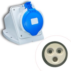 Prise industrielle 2P+T 16A IP44 - Digital Electric 51202