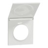 Plaque 1 poste Blanc Odace