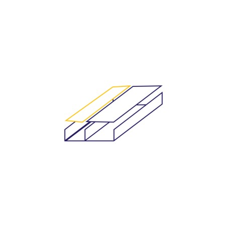 Goulotte GTL 13 modules 2 compartiments