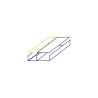 Goulotte GTL 13 modules 2 compartiments