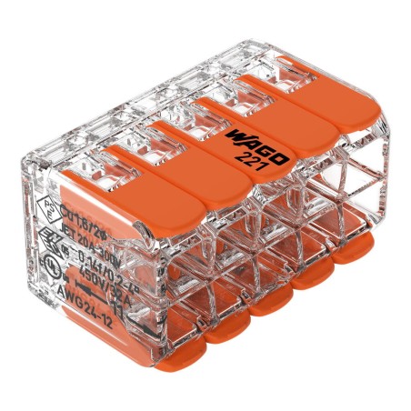 Wago 221-420 Borne de connexion à levier 3 pièces