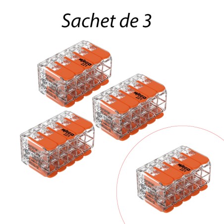 Wago 221-420 Borne de connexion à levier
