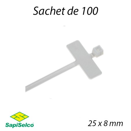 Collier avec plaque identification 8x25mm