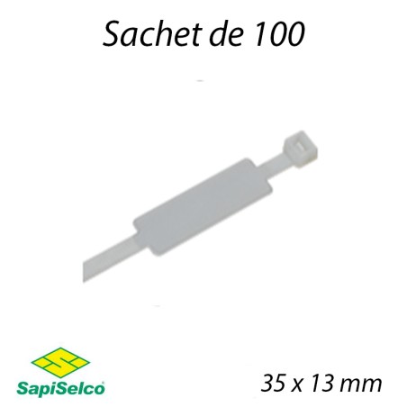 Collier avec plaque identification 13x35mm