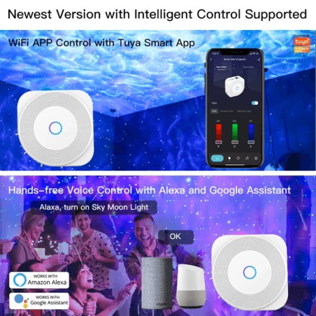 Projecteur connecté WIFI + synchro.